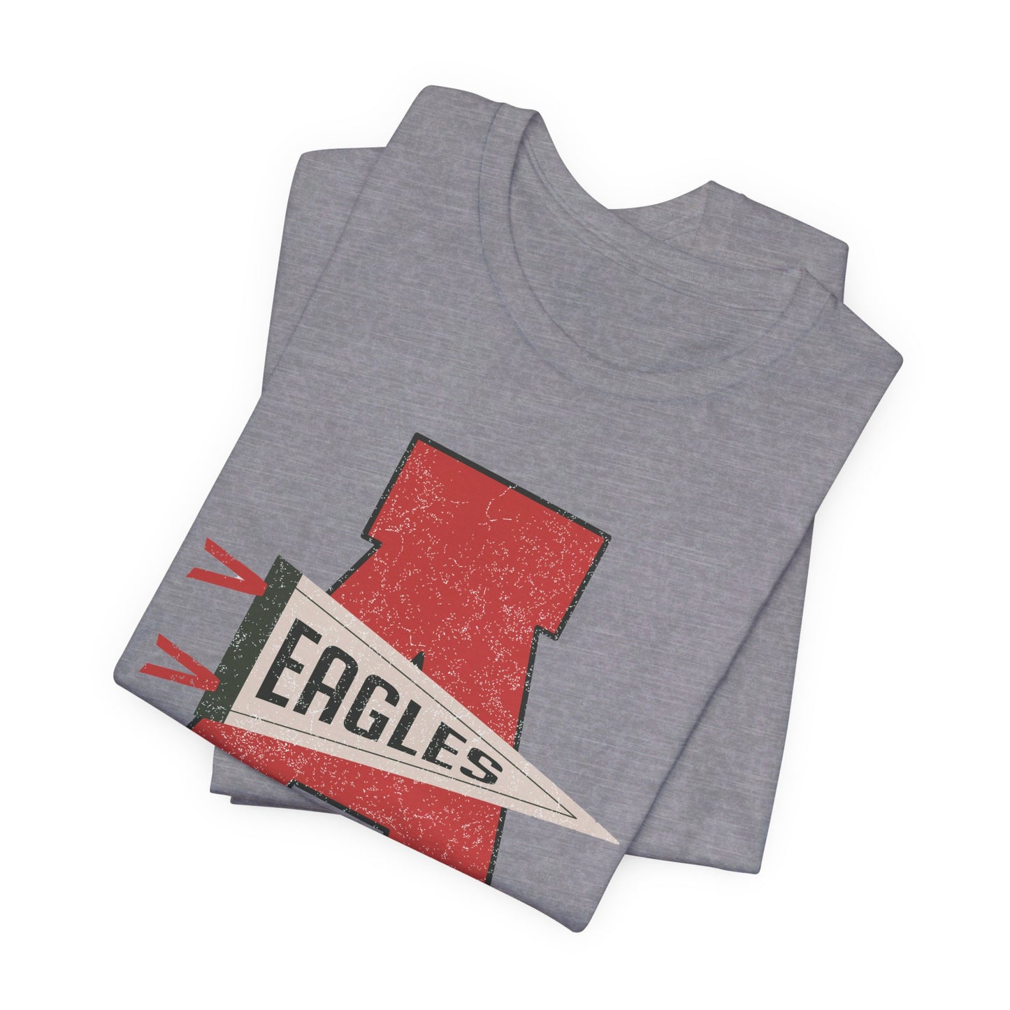 Varsity A with Eagles Pennant_ 3001 Adult SS