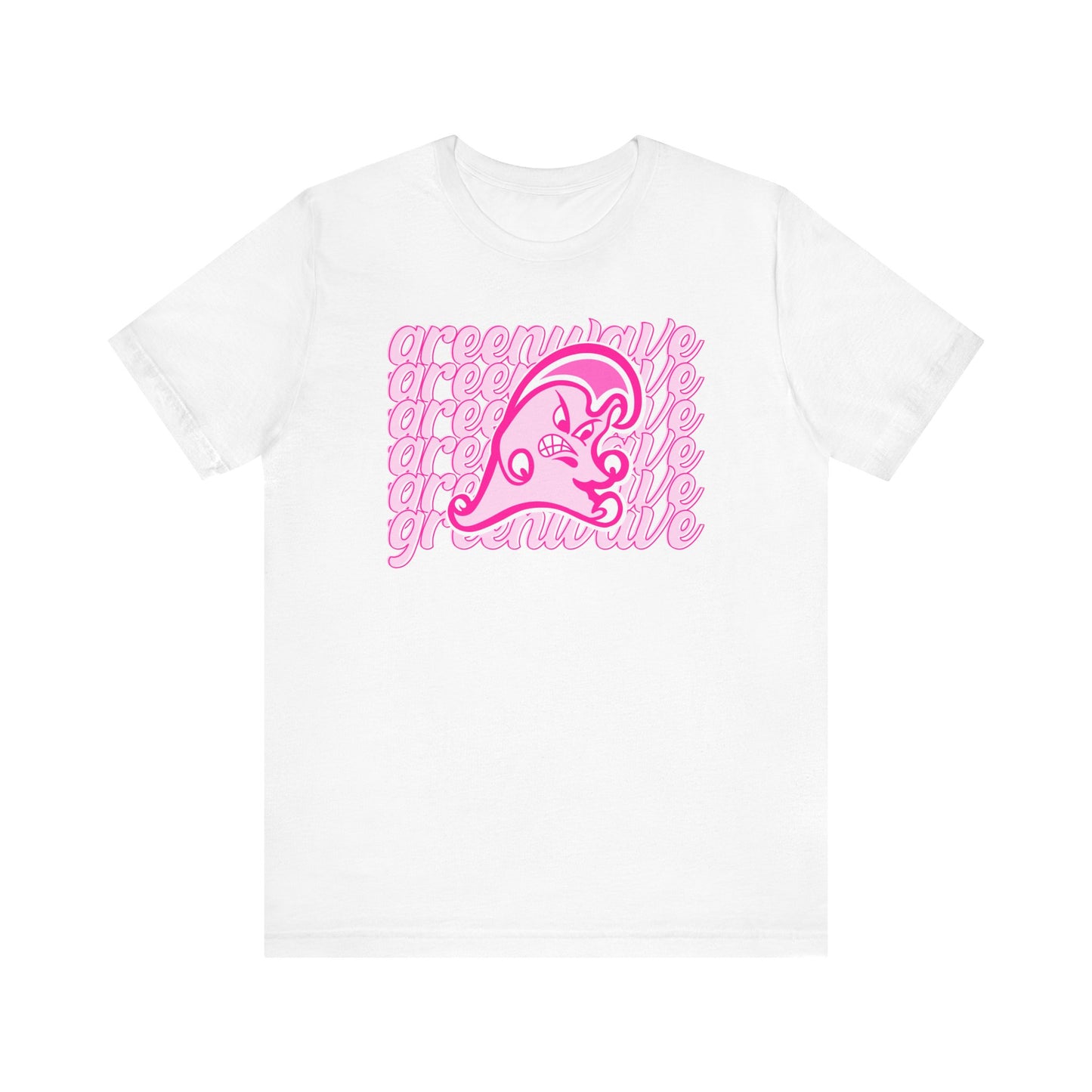 Pink Greenwave Stack Mascot - 3001 Adult Short