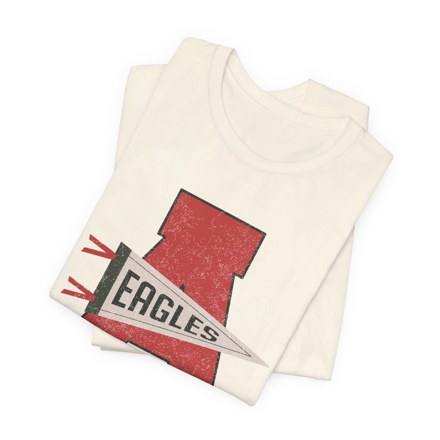 Varsity A with Eagles Pennant_ 3001 Adult SS