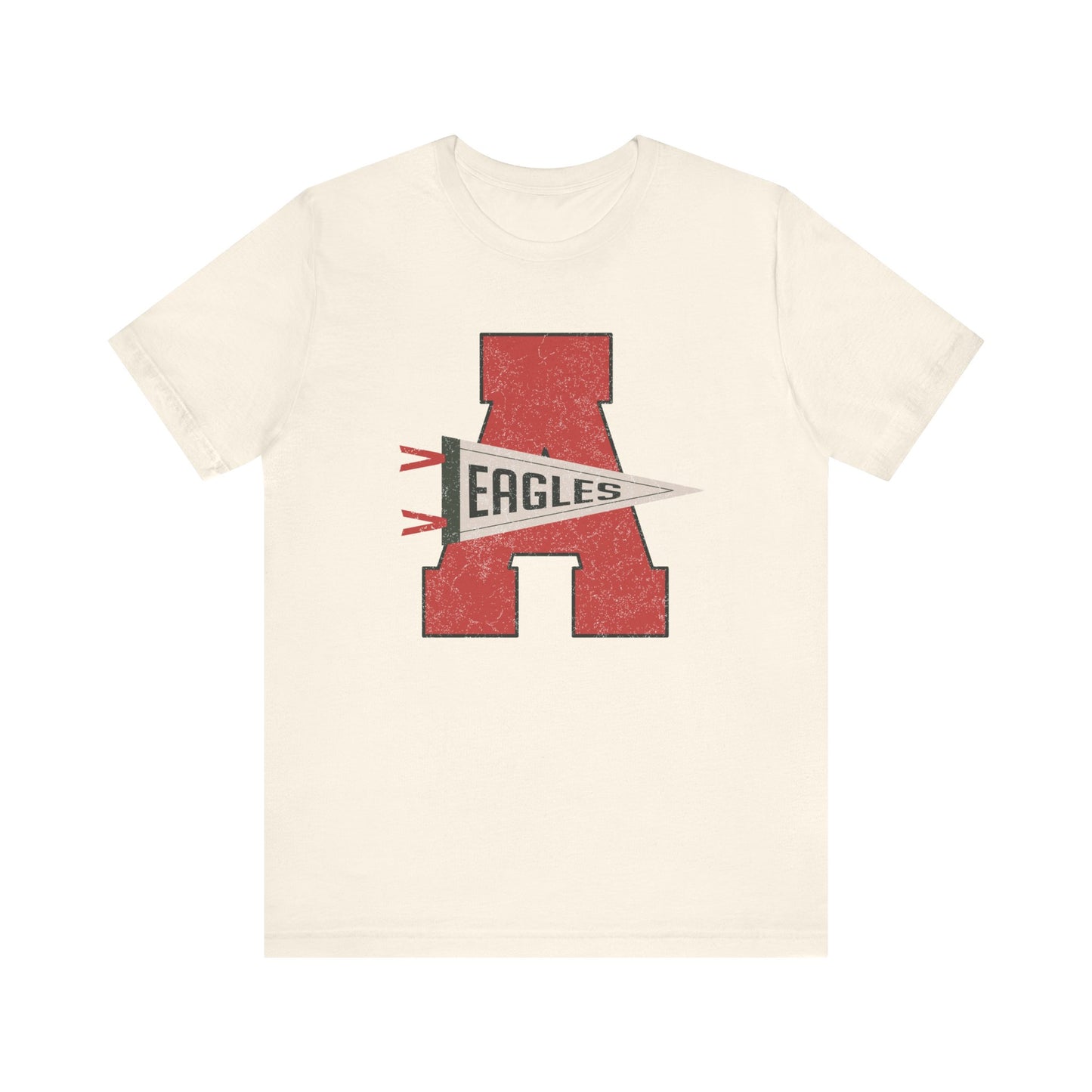 Varsity A with Eagles Pennant_ 3001 Adult SS
