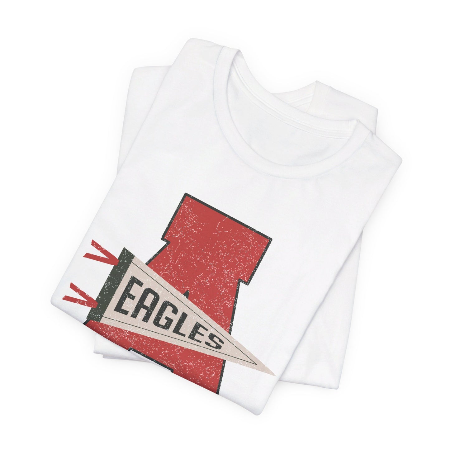 Varsity A with Eagles Pennant_ 3001 Adult SS