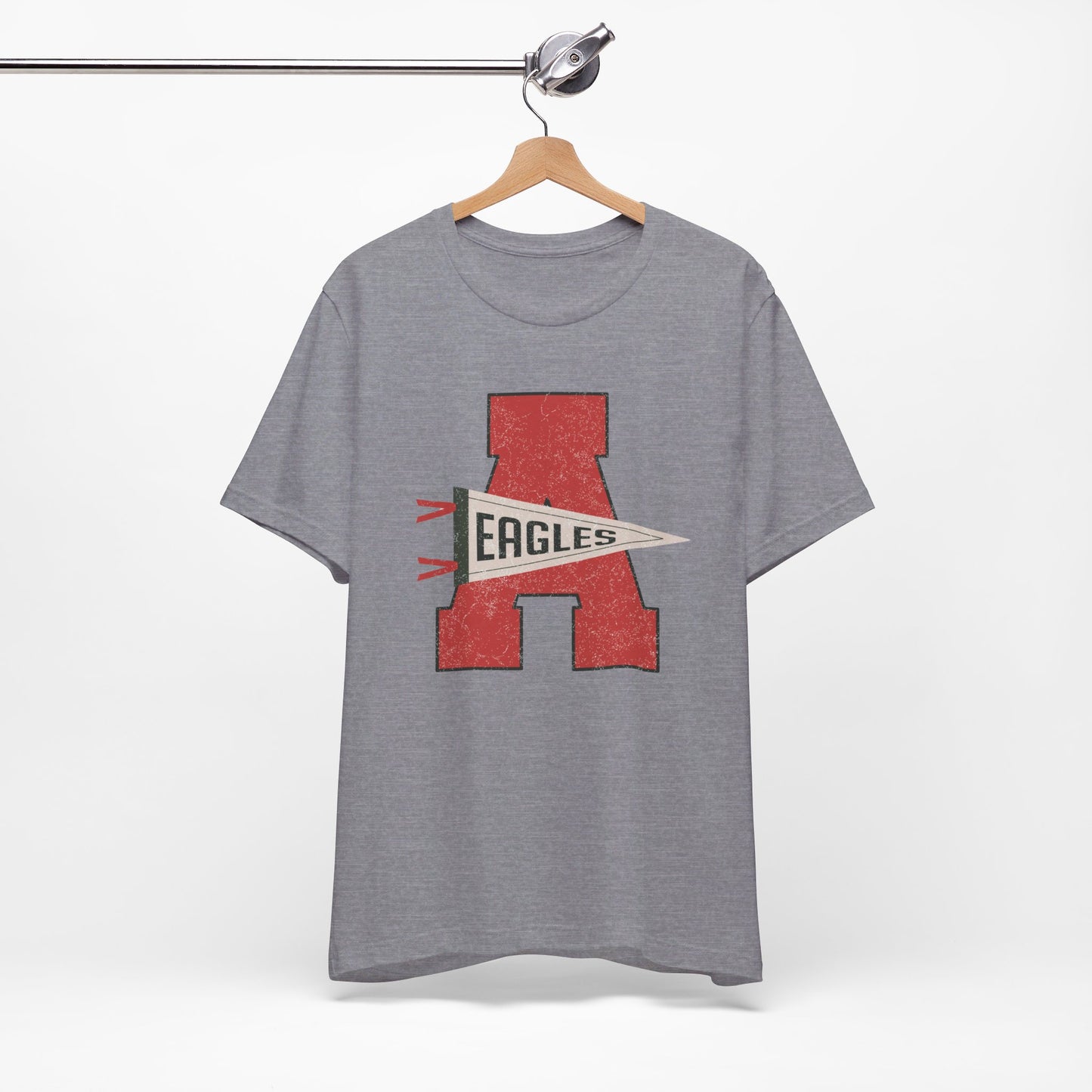 Varsity A with Eagles Pennant_ 3001 Adult SS