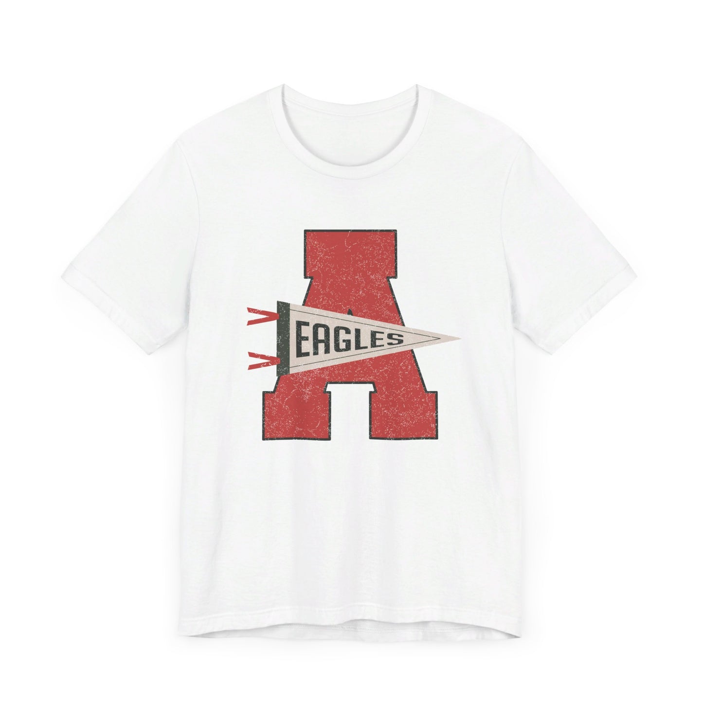 Varsity A with Eagles Pennant_ 3001 Adult SS