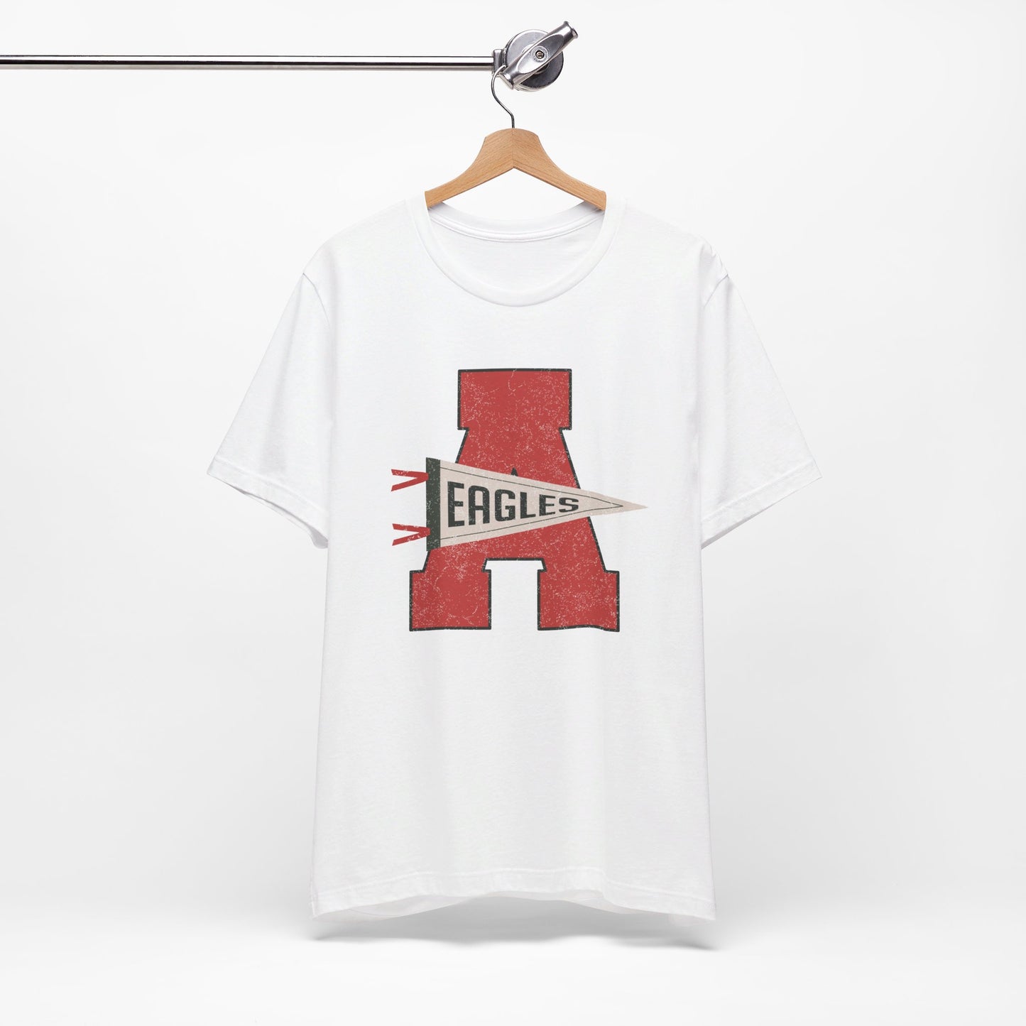 Varsity A with Eagles Pennant_ 3001 Adult SS