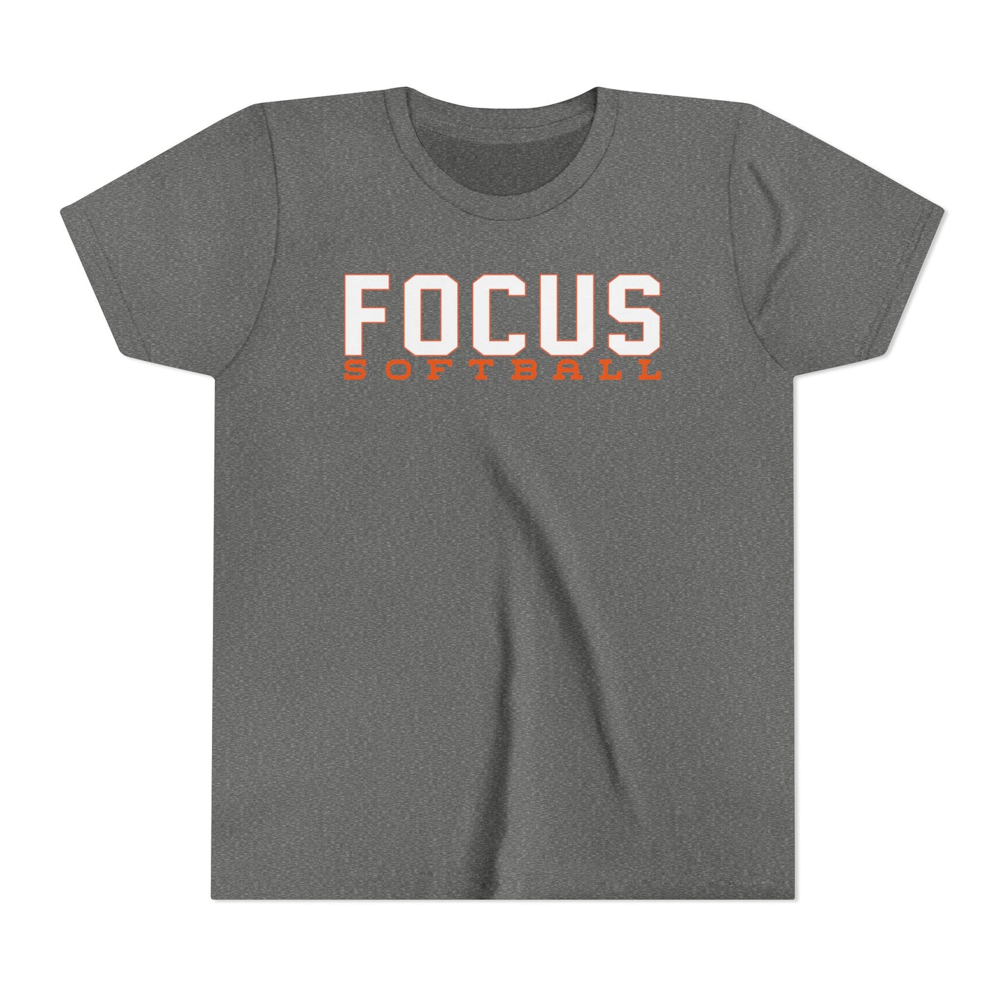 YOUTH Focus Softball Bella Canvas Short Sleeve