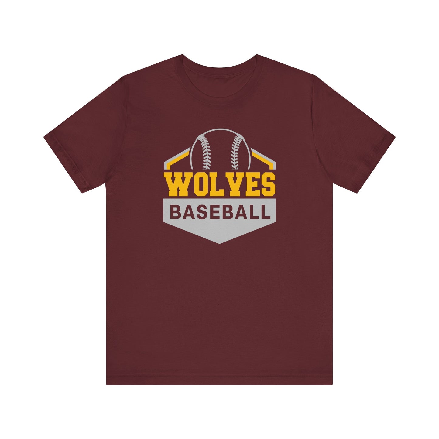 Wolves Baseball 3001 ADULT Bella Canvas Short Sleeve
