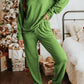 Gray Long Sleeve Pullover and Jogger Pants Lounge Set