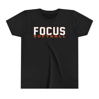 YOUTH Focus Softball Bella Canvas Short Sleeve