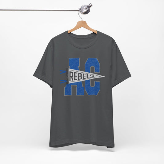 Varsity AC Rebels Pennant_ 3001 Adult SS