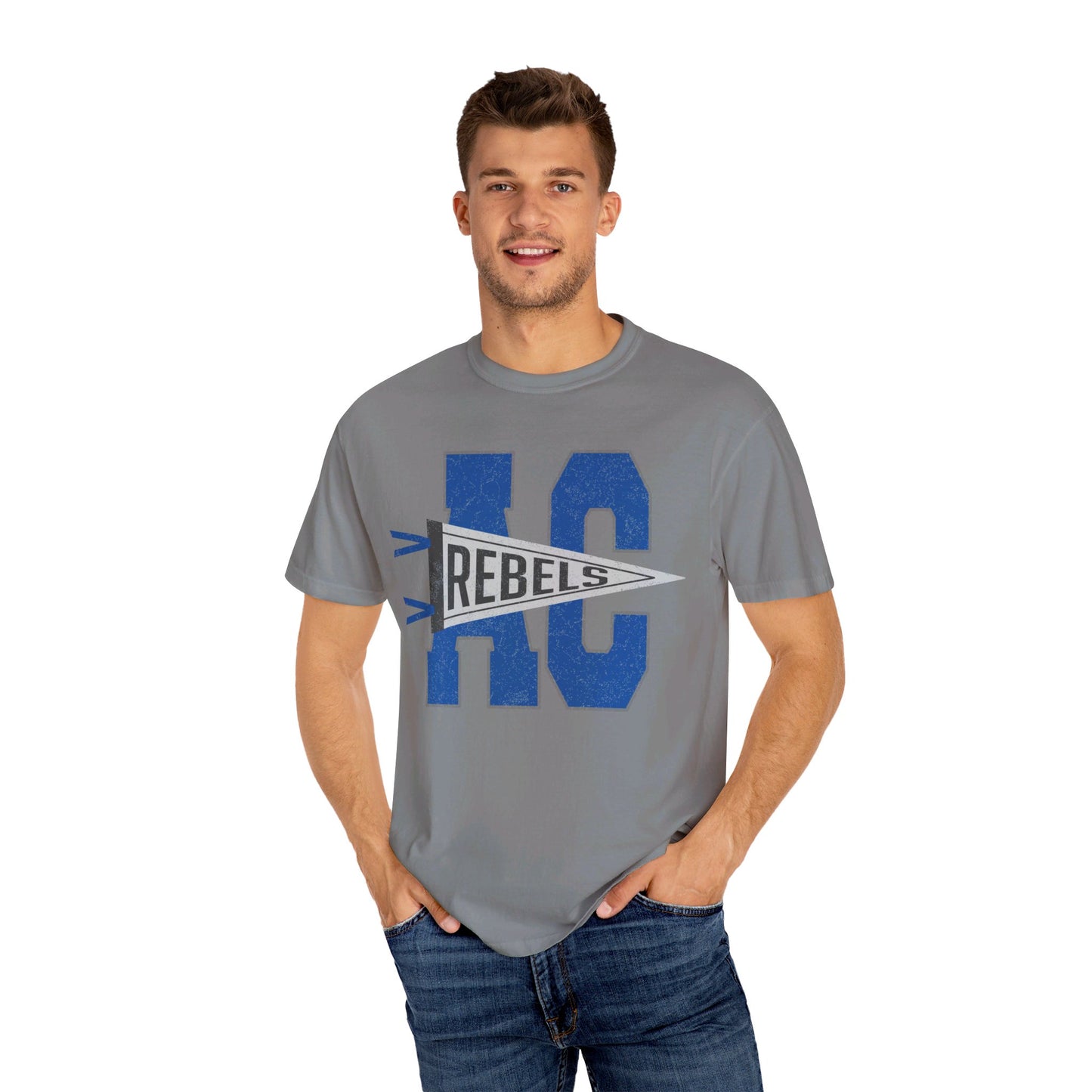 Varsity AC with Rebels Pennant_CC Adult SS