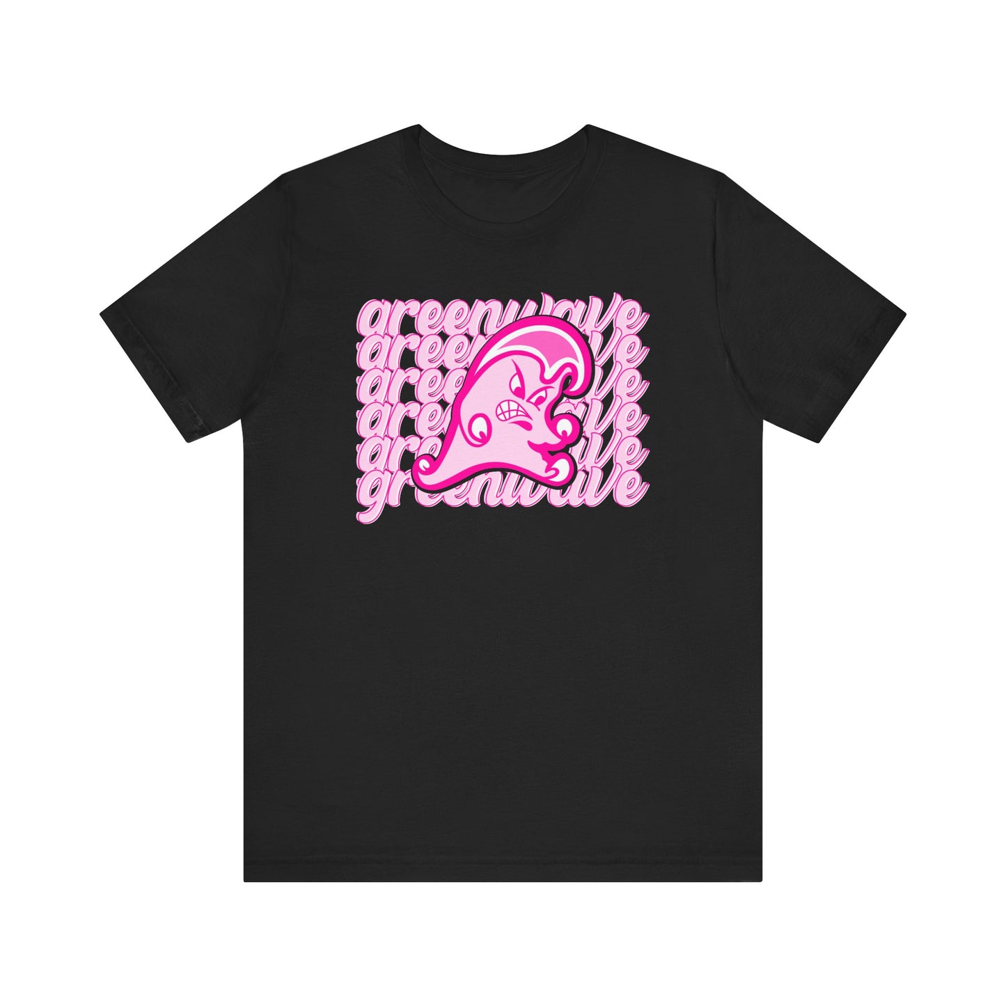 Pink Greenwave Stack Mascot - 3001 Adult Short