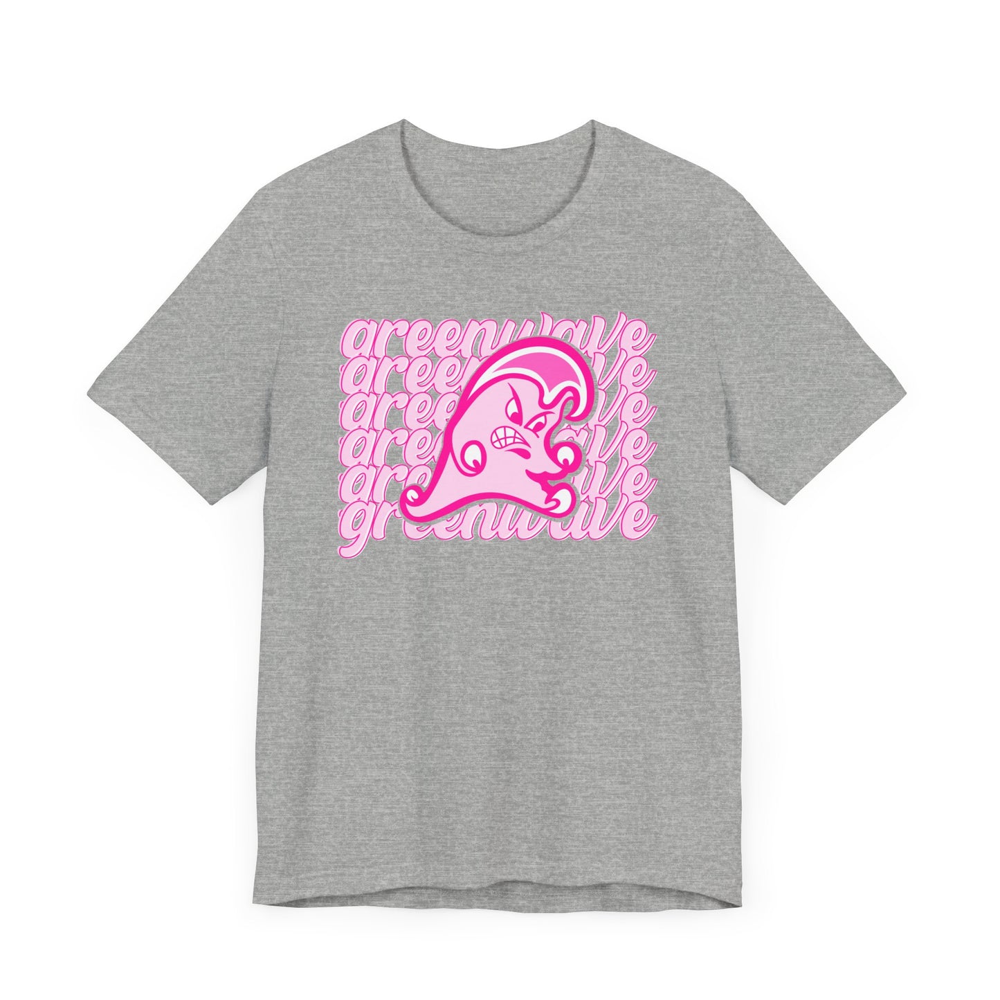 Pink Greenwave Stack Mascot - 3001 Adult Short