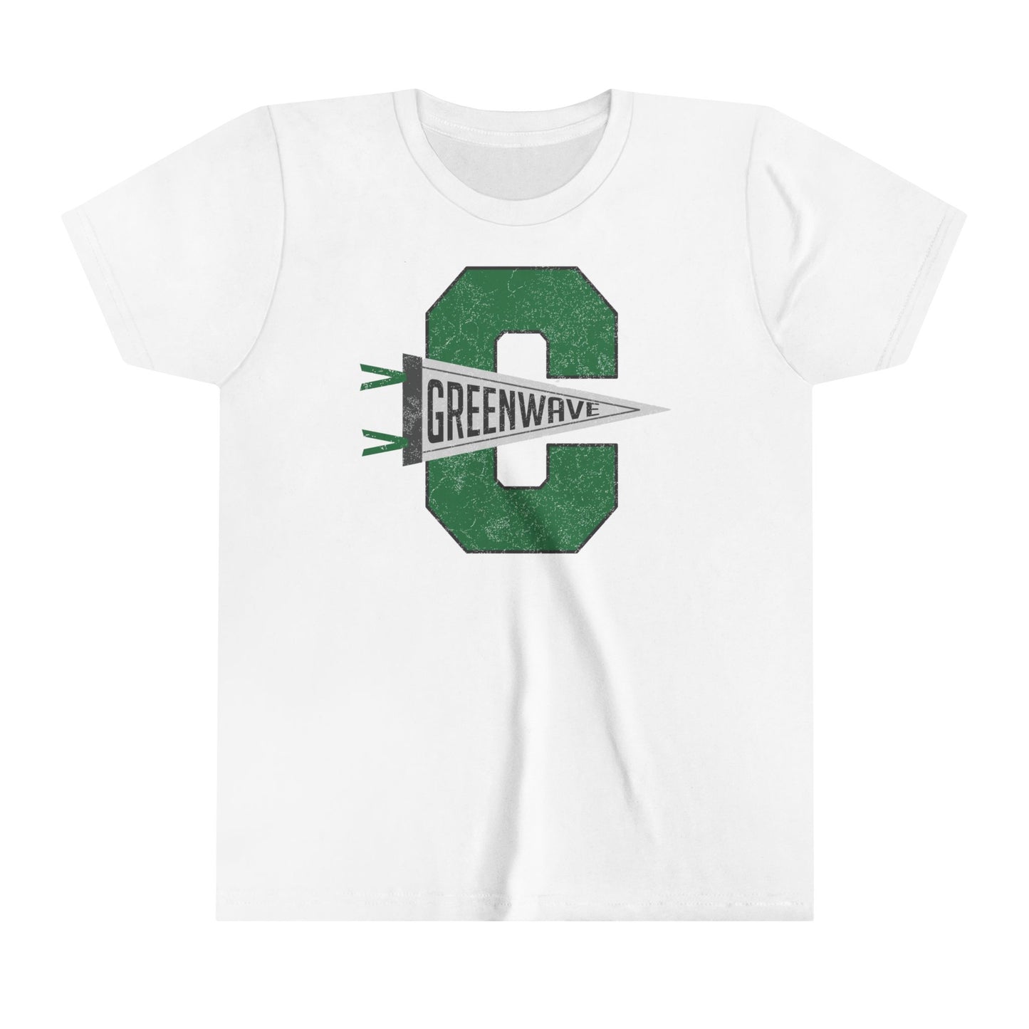 Varsity C with Greenwave Pennant_YOUTH Bella