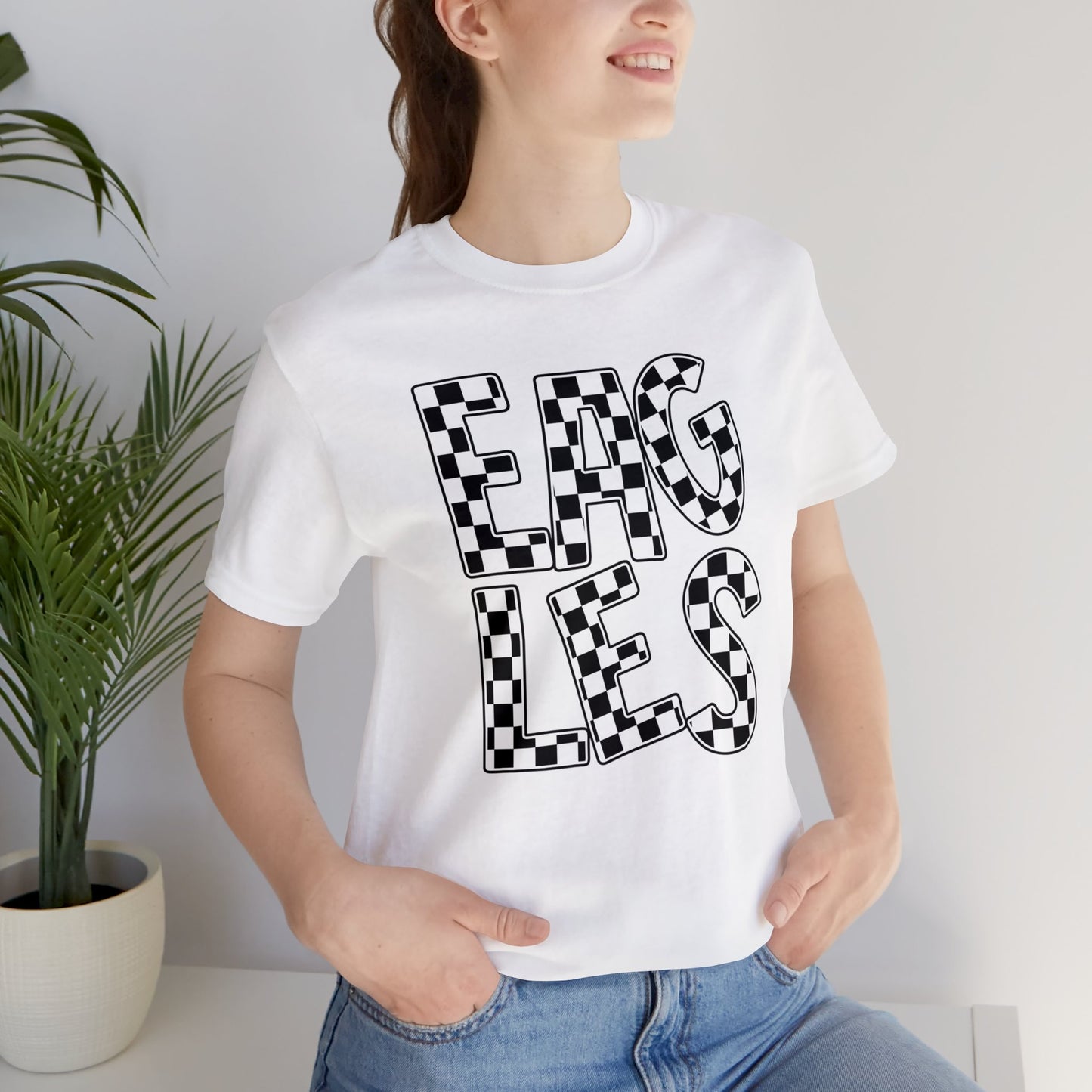Funky Checkered Eagle