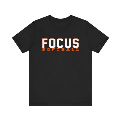 Focus Softball Bella Canvas Adult Short Sleeve