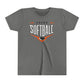 YOUTH Focus Softball Home Plate Bella Canvas Short Sleeve