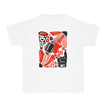 Red & Black Bloom Game Day_ CC Youth SS