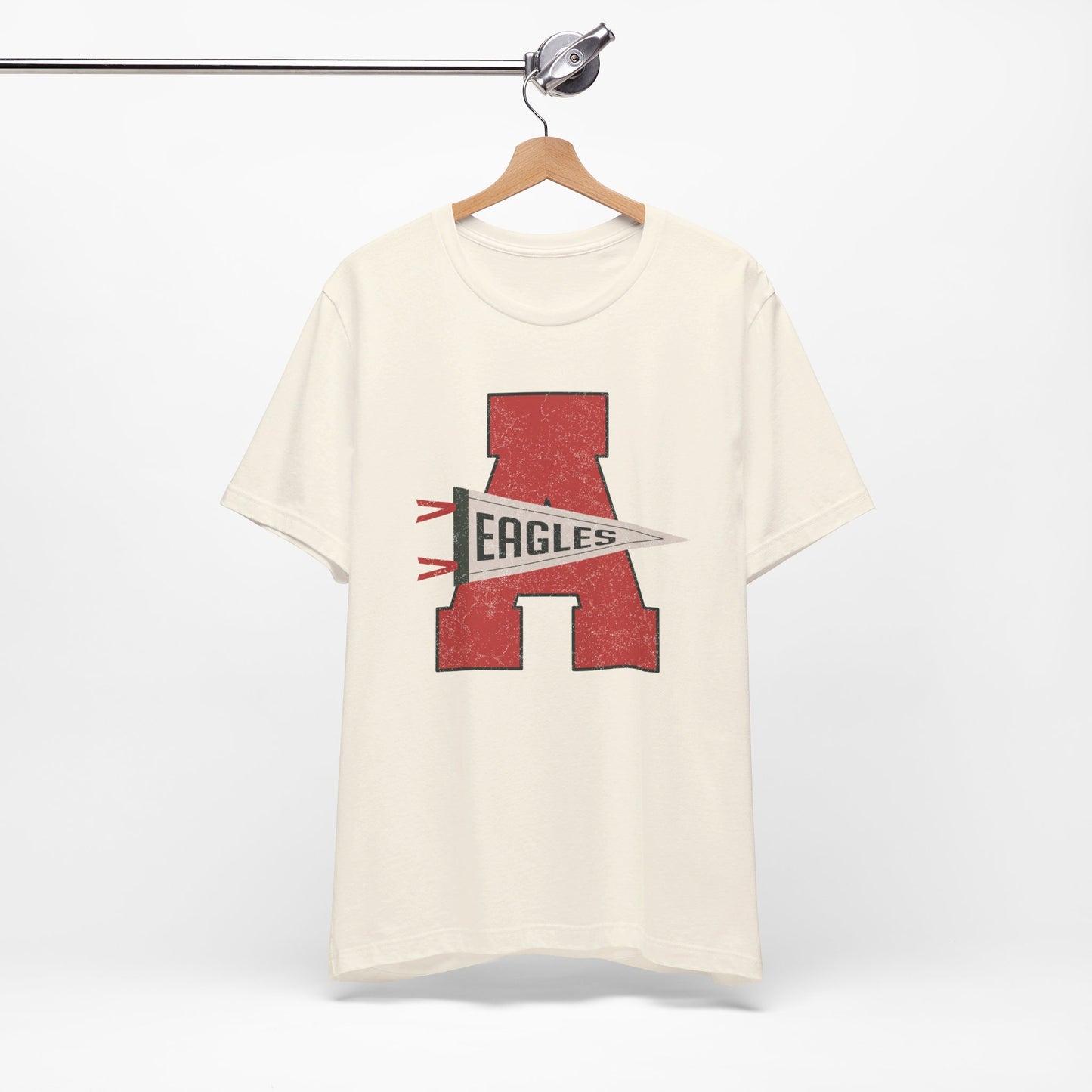 Varsity A with Eagles Pennant_ 3001 Adult SS