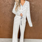 Long Sleeve and Pants Pajamas Set