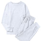 Gray Long Sleeve Pullover and Jogger Pants Lounge Set