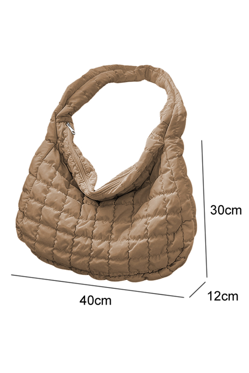 Quilted Large Shoulder Bag