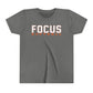 YOUTH Focus Softball Bella Canvas Short Sleeve