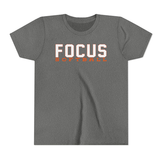 YOUTH Focus Softball Bella Canvas Short Sleeve