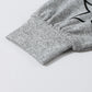 Gray Stars Print Long Sleeve Drawstring High Waist Lounge Set