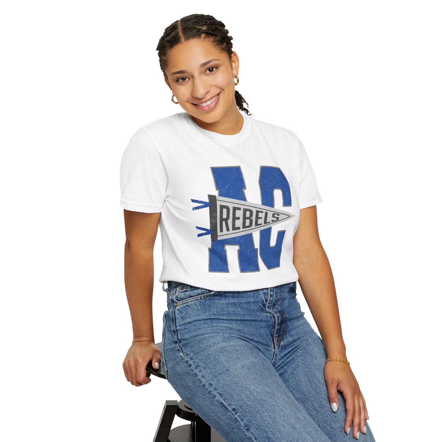 Varsity AC with Rebels Pennant_CC Adult SS