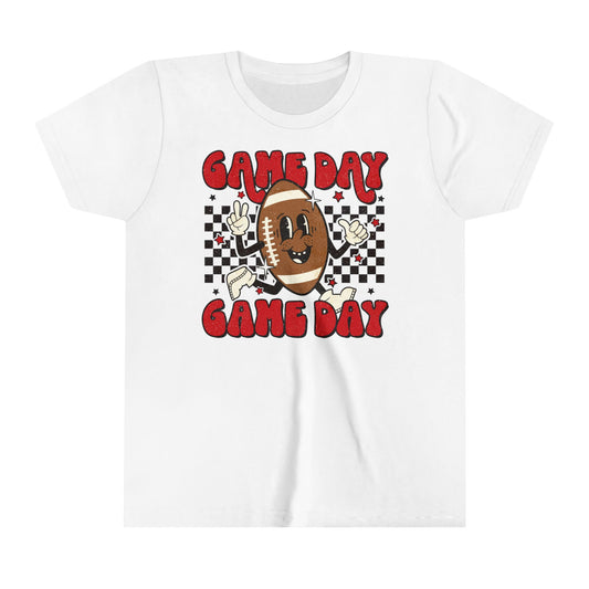 Retro Game Day-Football-Red & Black_YOUTH 3001 Bella