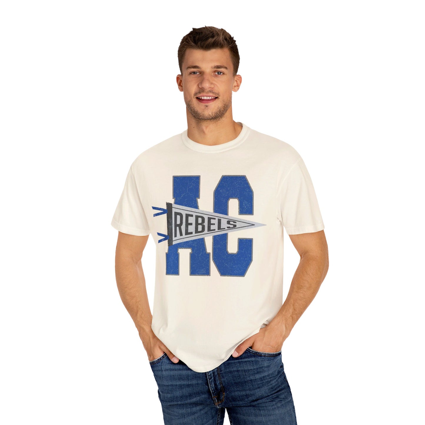 Varsity AC with Rebels Pennant_CC Adult SS