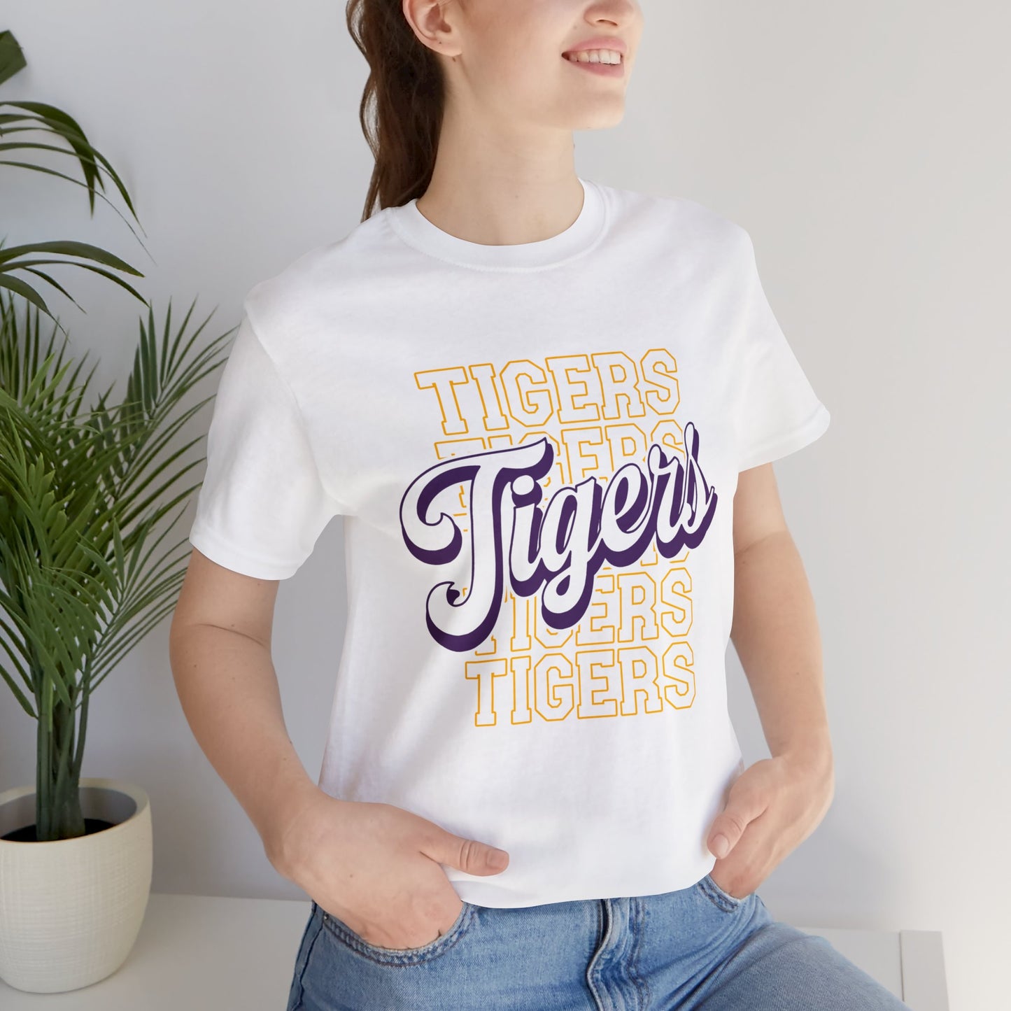 Tigers Retro Stacked