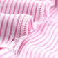 Sky Blue Smocked Cuffed Striped Boyfriend Shirt with Pocket