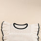 Apricot Crochet Eyelet Flounce Tank Top