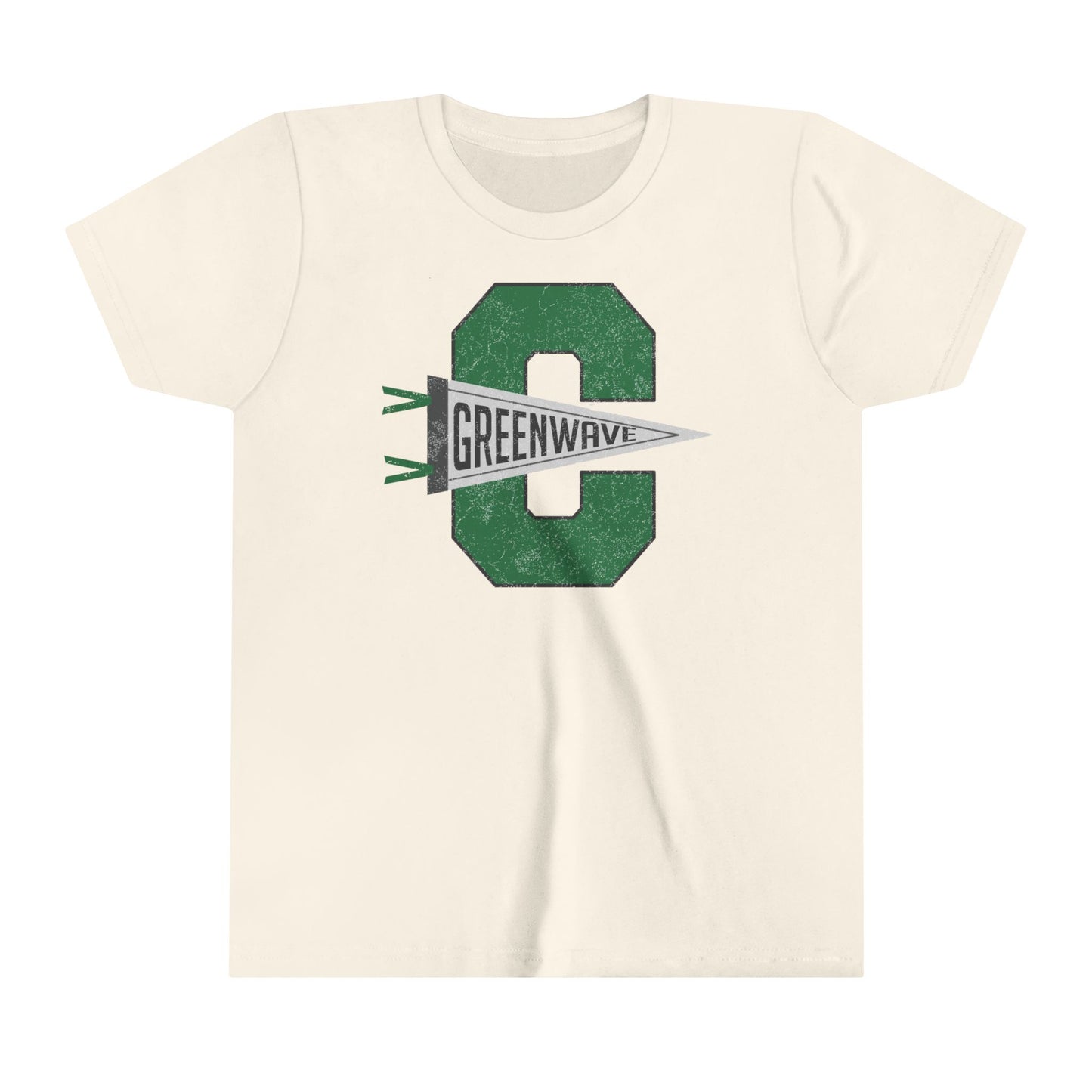 Varsity C with Greenwave Pennant_YOUTH Bella
