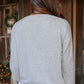 Gray Long Sleeve Pullover and Jogger Pants Lounge Set