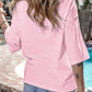 White Colorblock Star Patched Half Sleeve Oversized Tee