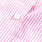 Sky Blue Smocked Cuffed Striped Boyfriend Shirt with Pocket