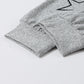 Gray Stars Print Long Sleeve Drawstring High Waist Lounge Set