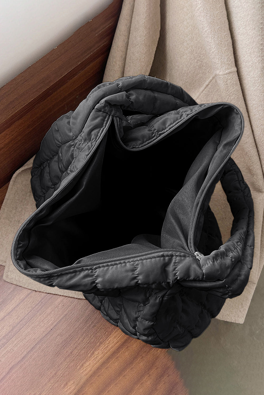 Quilted Large Shoulder Bag