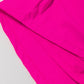Rose Red Pocketed Wide Waistband Swim Shorts