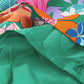 Green Floral Print Sleeveless Ruffle Tiered Maxi Dress